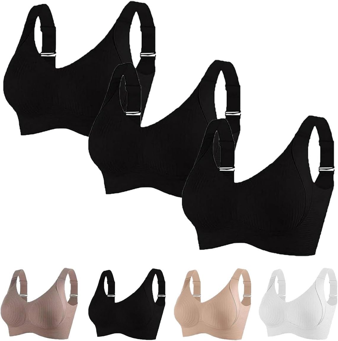 Liftelle™ – 2025 Bügellose Push-up-BH mit maximalem Komfort & verstellbarem Halt | 1+1 GRATIS