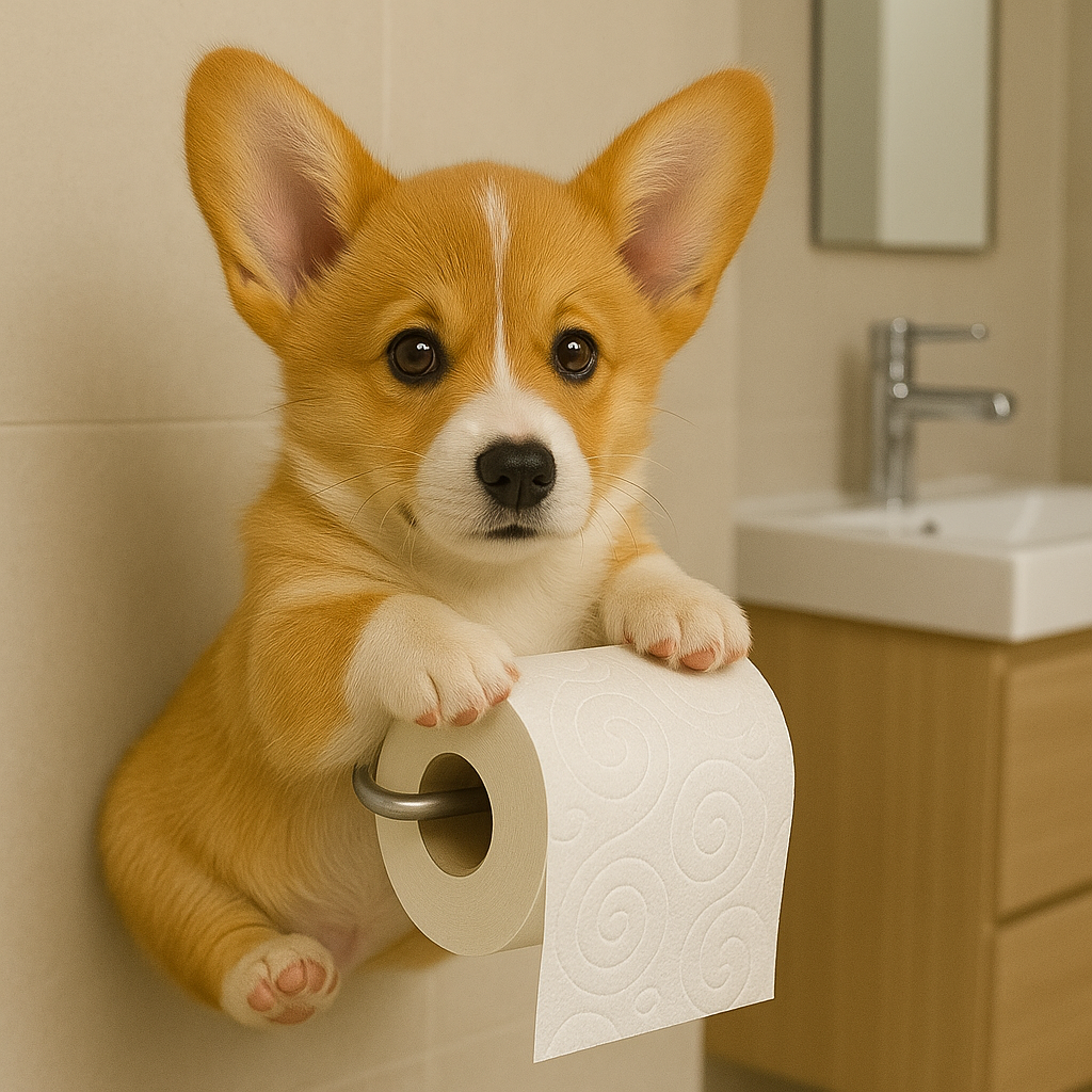 PuppyRoll™ – Toilettenpapierhalter | 50% RABATT