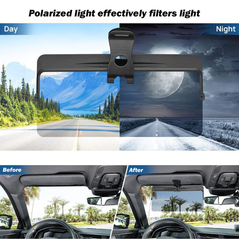 Auto-Sonnenblende mit polarisiertem Blendschutz