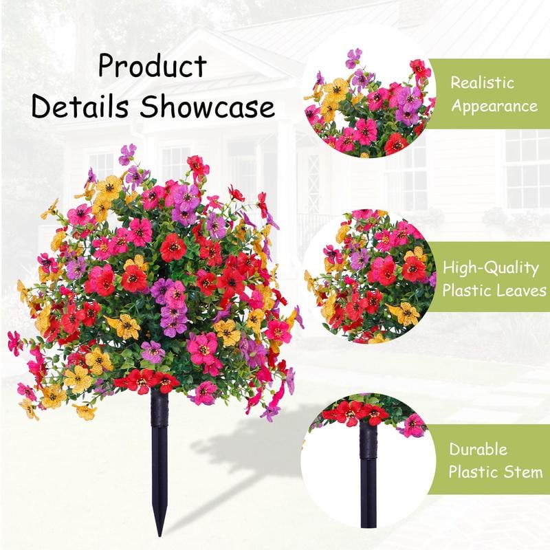 Künstliche Blumendekoration für den Außenbereich