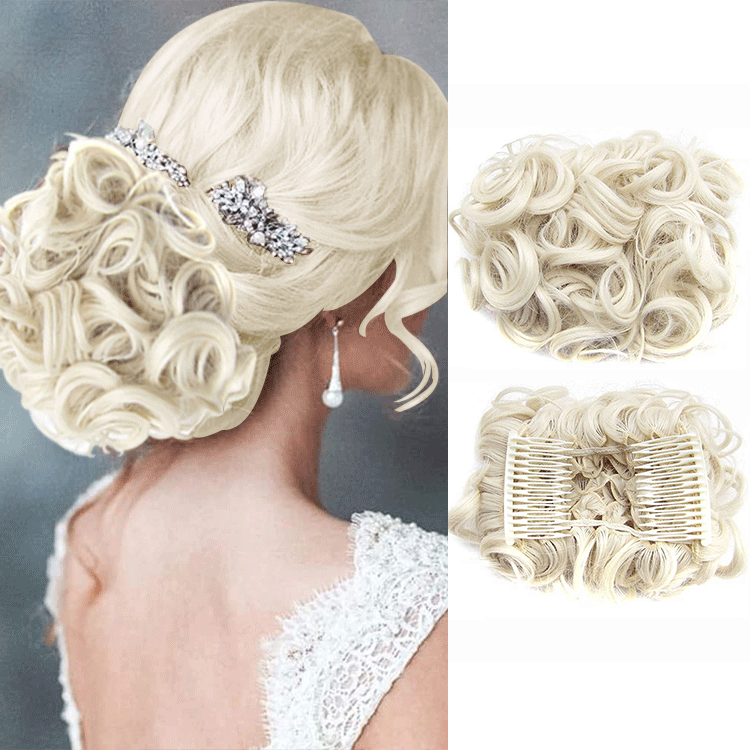 GlamBun™ – Unordentlicher Locken-Dish-Bun | 1+1 GRATIS