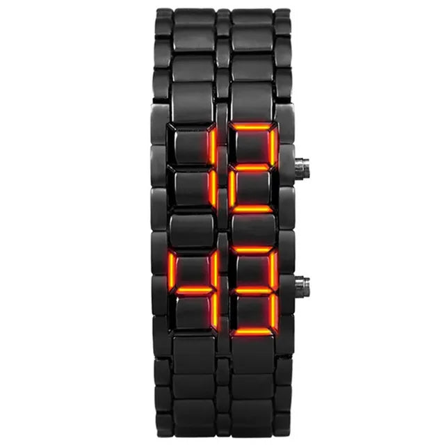 Digitale Lava-Armbanduhr für Männer