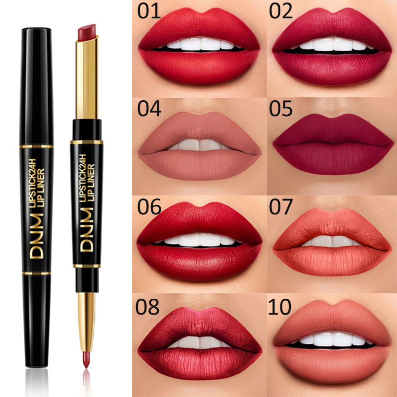 Lippenkonturenstift und Lippenstift 2 in 1 | 1+1 GRATIS