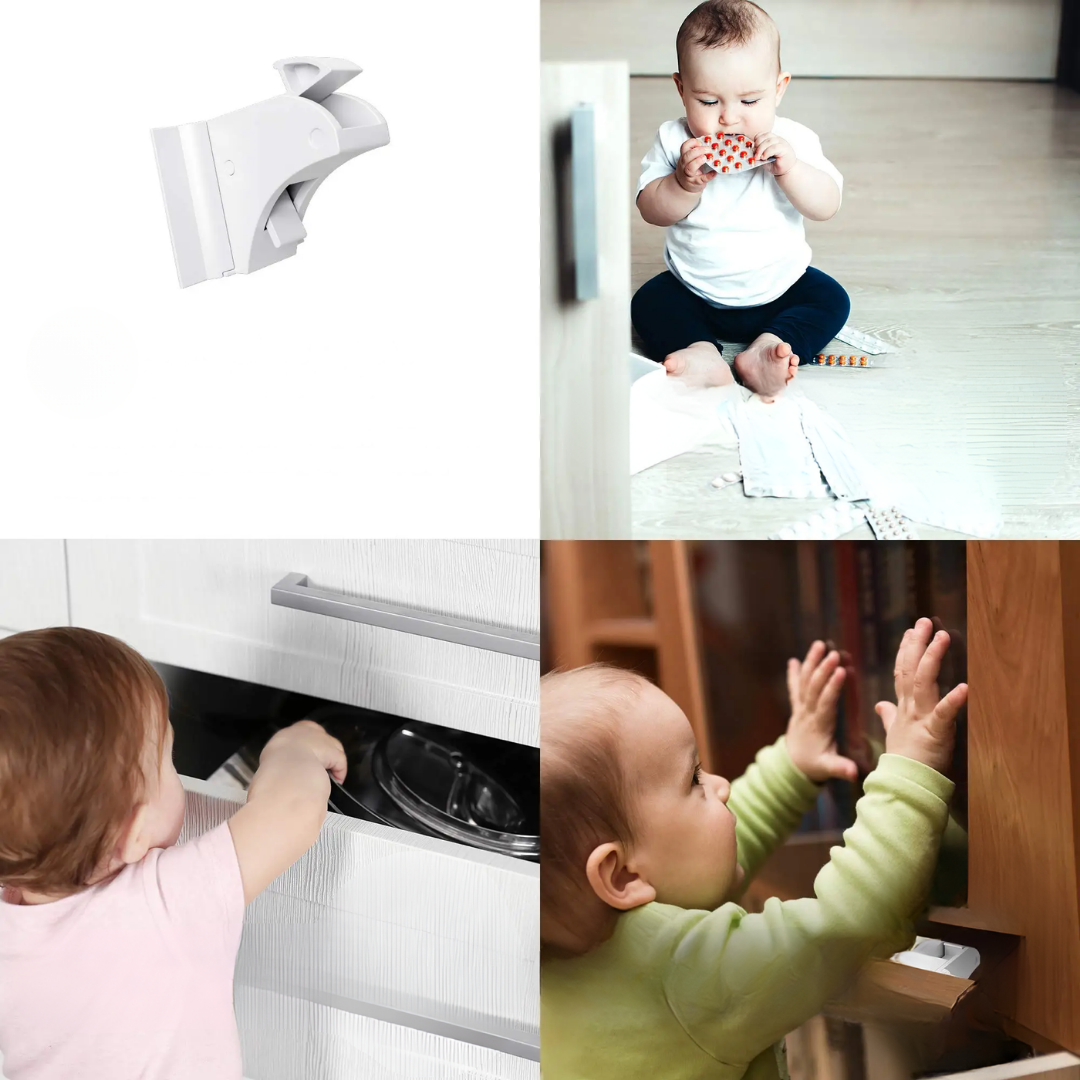 SafeGuard Pro – Verstecktes Schrank-Schloss | 1+2 GRATIS