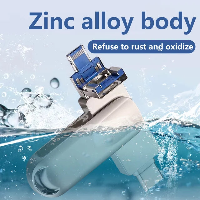 Rive – Multifunktionaler 4-in-1 USB-Flashspeicher