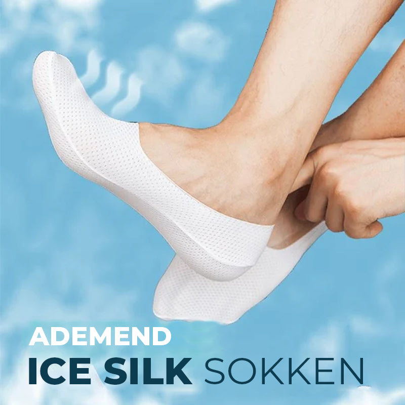 Atmungsaktive Eis-Seiden-Socken
