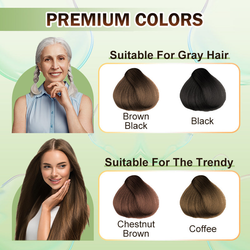 HerbaTint™ Pflanzliche Haarfarbe Ohne Schaden | 5+5 GRATIS (10x 30 ml)