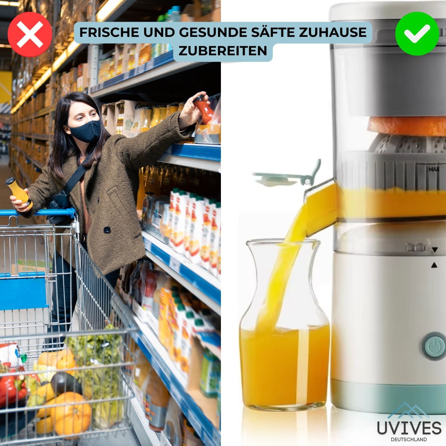 Schnell und einfach gesunde Säfte genießen