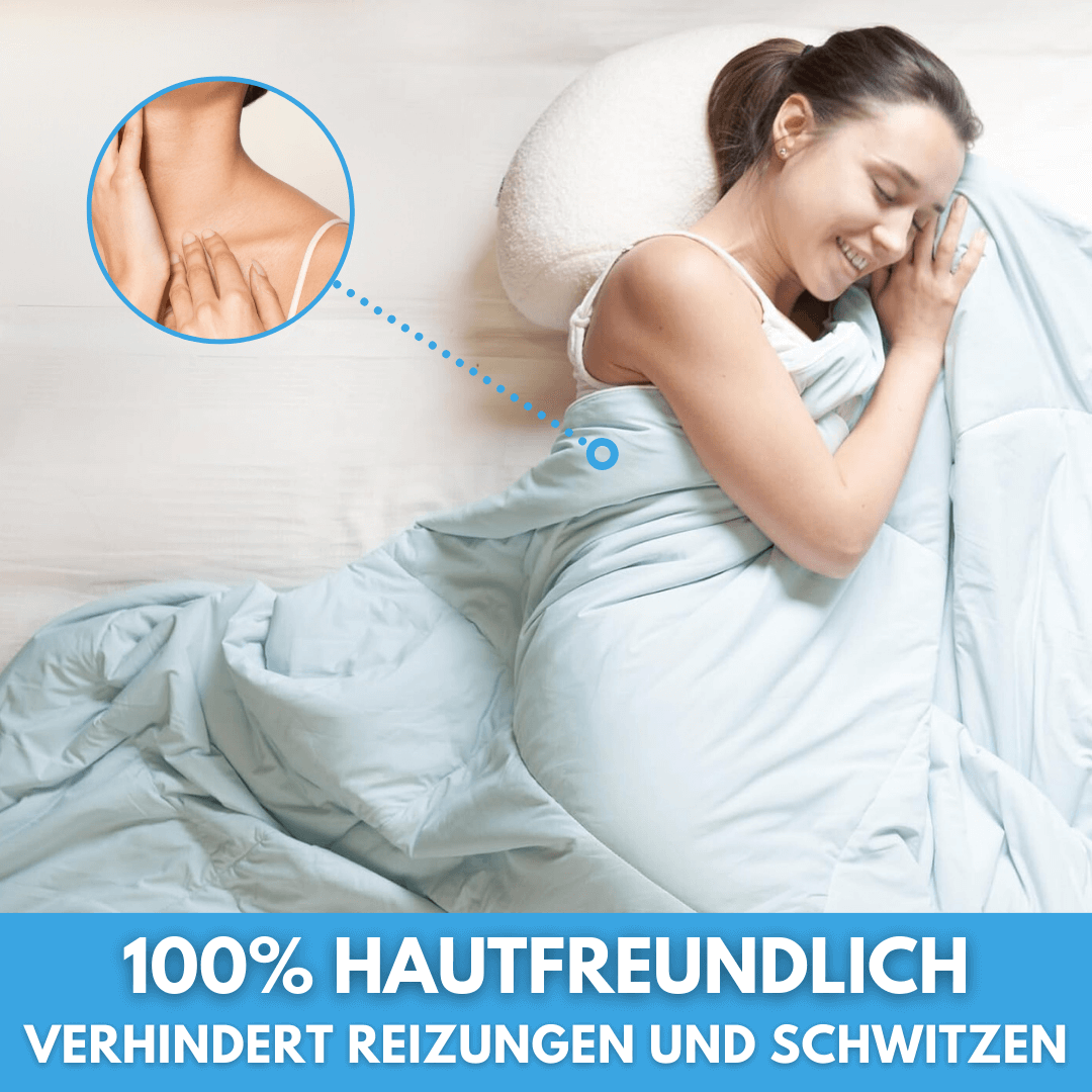 Kühlende Decke für kühlere Nächte im Sommer