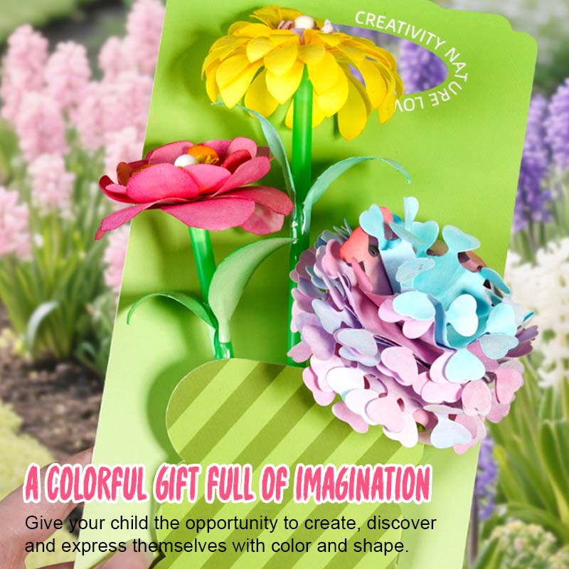 BloomCraft – Kinder DIY Blumen Kreativ-Set