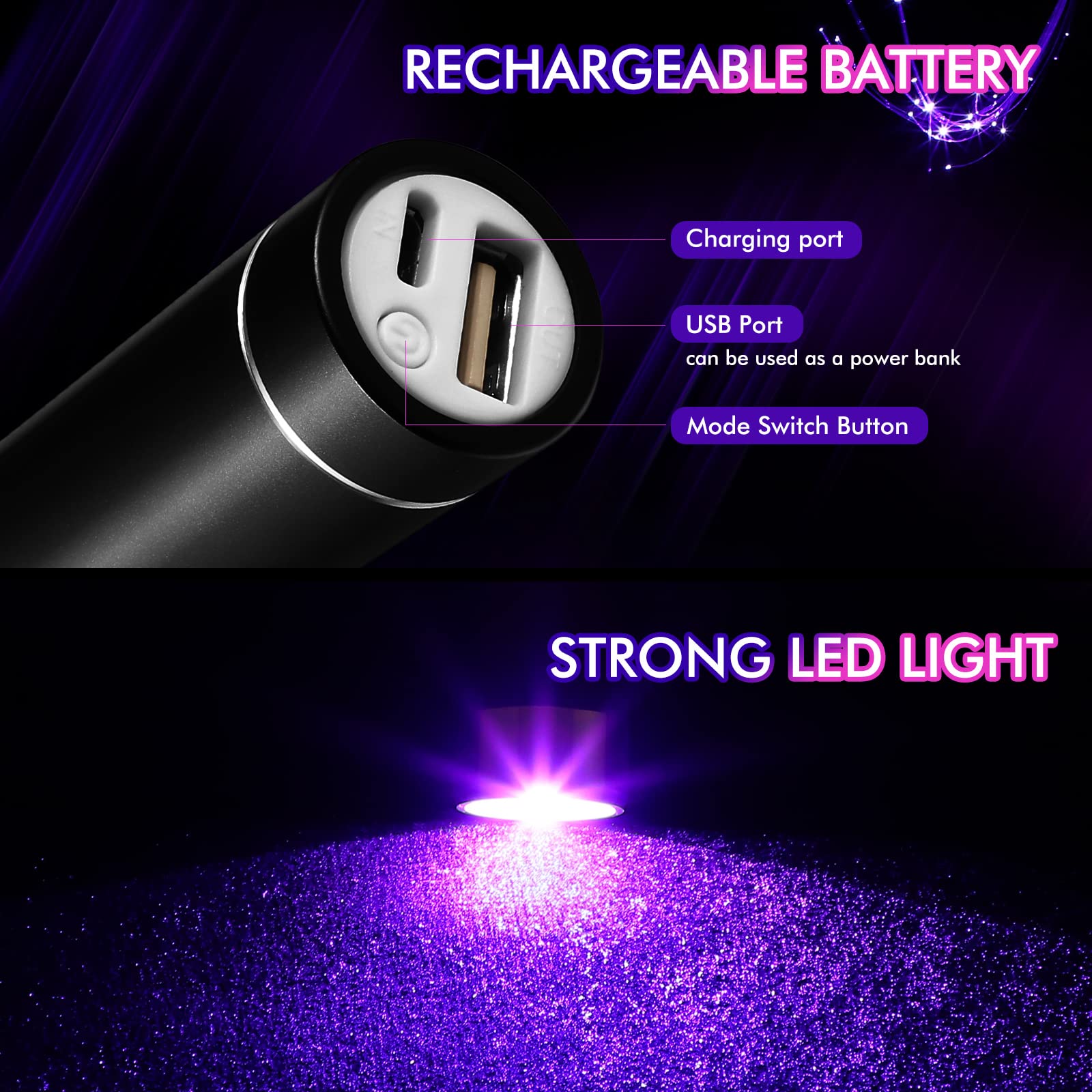 Zweapy™ USB Wiederaufladbare LED-Peitsche | 50% RABATT