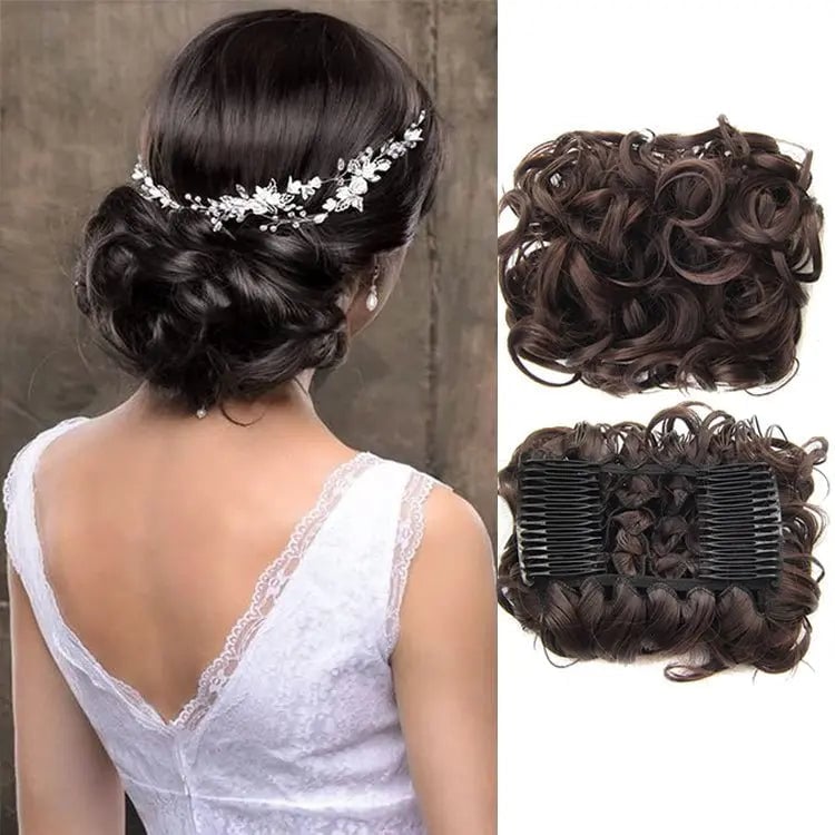 GlamBun™ – Unordentlicher Locken-Dish-Bun | 1+1 GRATIS