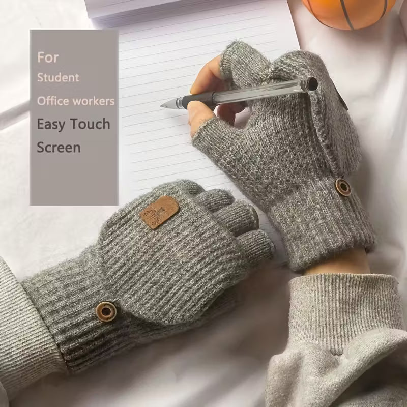 Kevin - Herren Fingerlose Halb-Finger Handschuhe