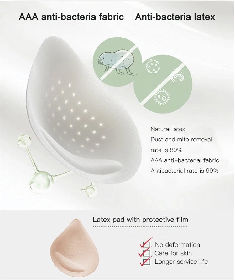 🎁Buy 1 Get 3 Packs💕Women's Ribbed Push Up Adjustable Wireless Bra🌸