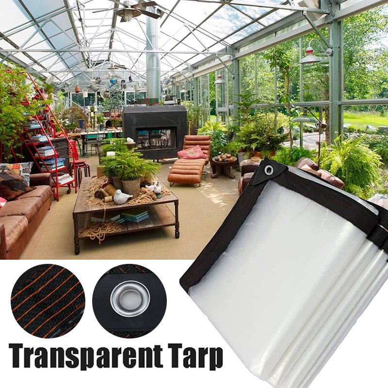VitraGuard — Transparente, wasserdichte Plane – wetterfest | 50% RABATT
