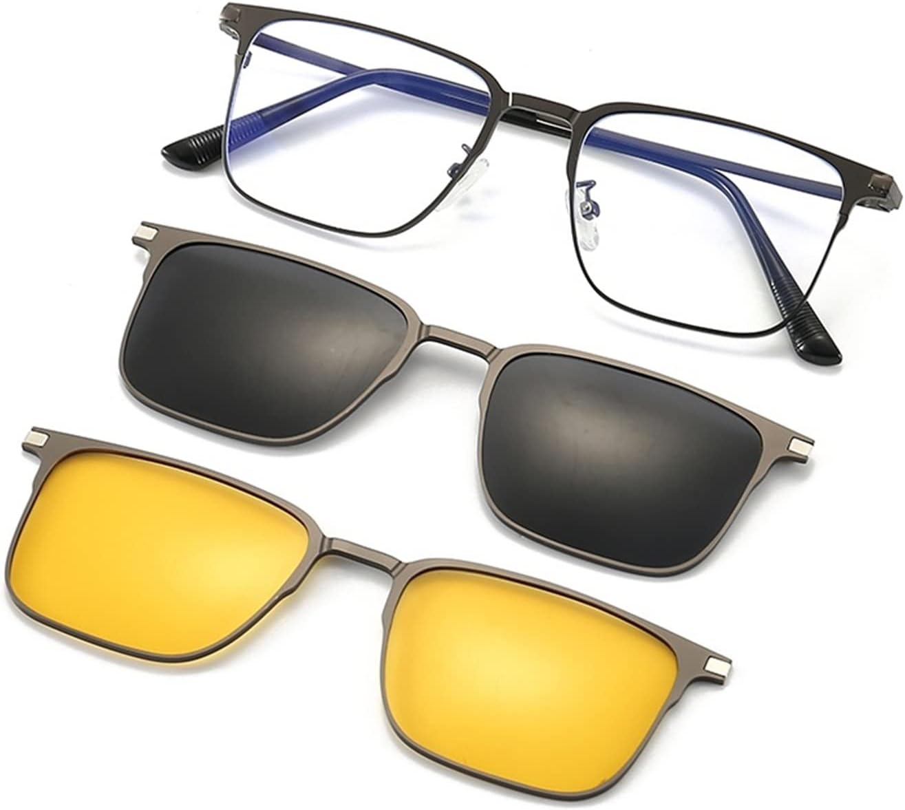 FlexiVision™ 3-in-1 Magnetische Clip-On Brille