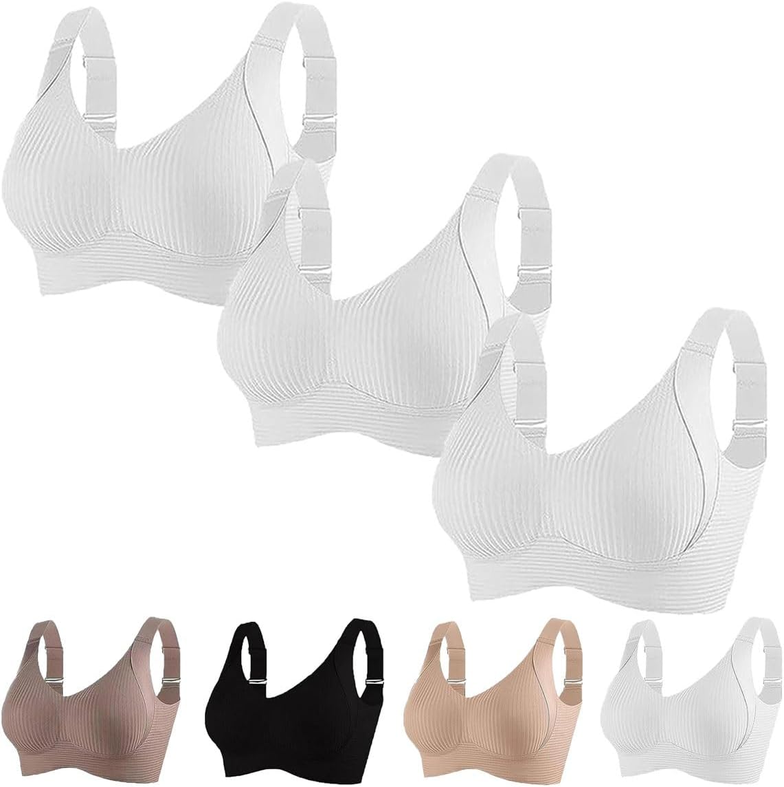 Liftelle™ – 2025 Bügellose Push-up-BH mit maximalem Komfort & verstellbarem Halt | 1+1 GRATIS