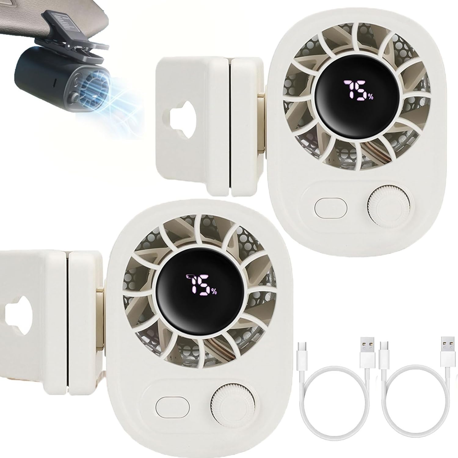 CoolBreeze™ Auto-Ventilator mit Clip | 50% Rabatt