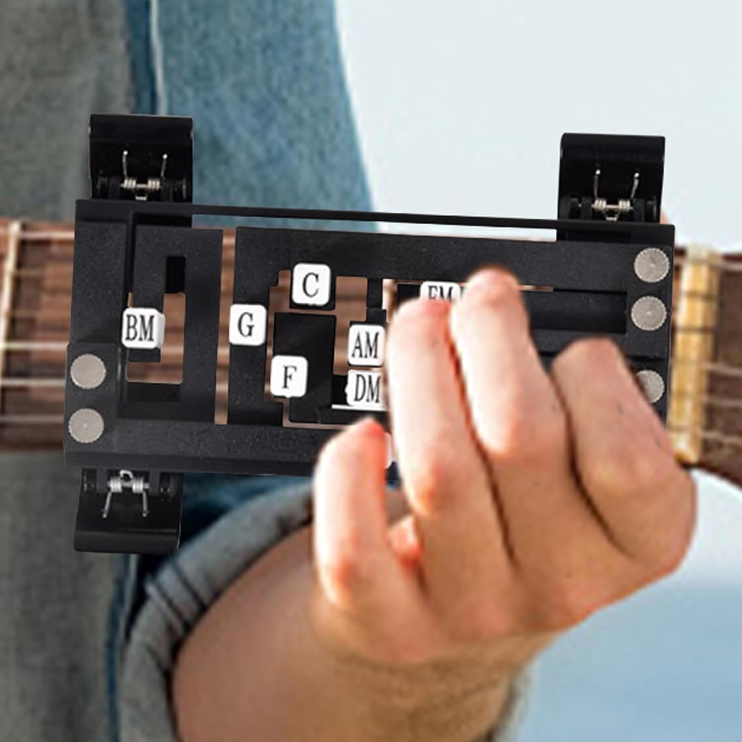 ChordMaster - Gitarrenanfänger Ein-Tasten-Akkord-Lernhilfen | 50% RABATT