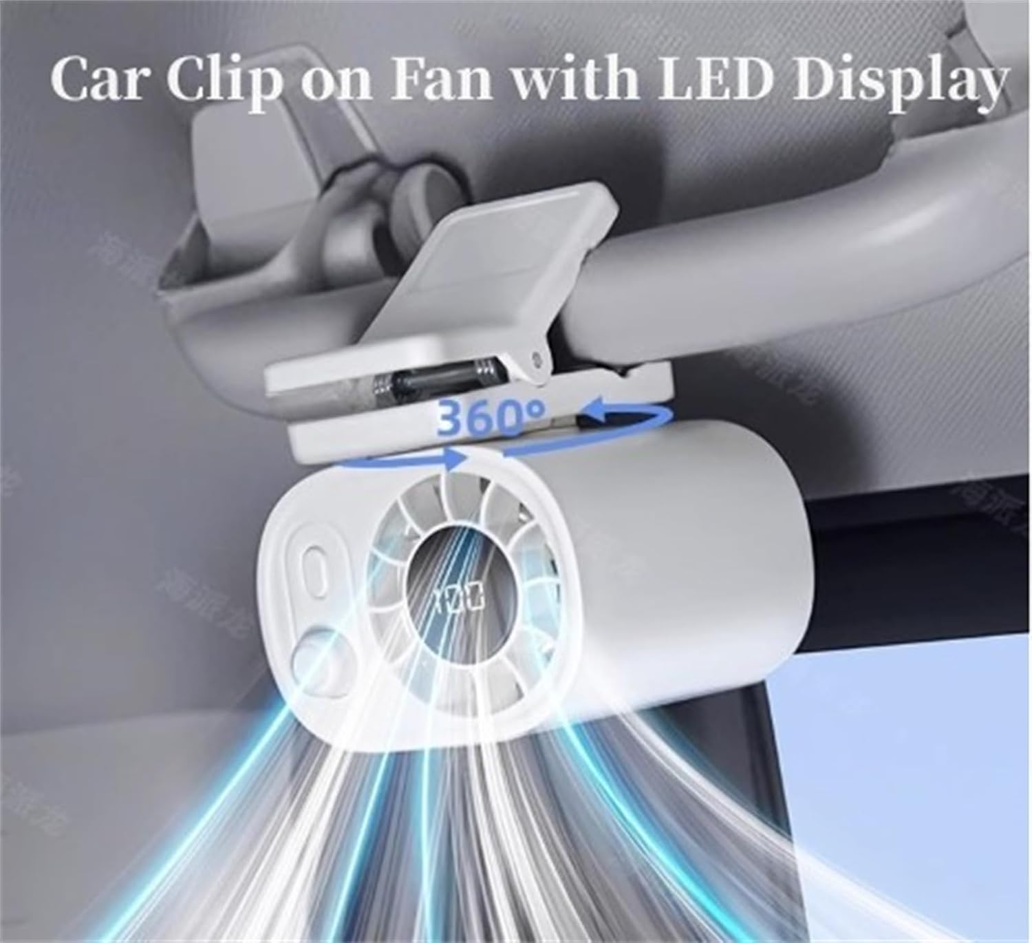 CoolBreeze™ Auto-Ventilator mit Clip | 50% Rabatt