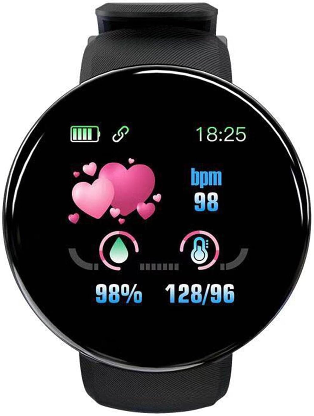 Style best Smartwatch für Frauen und Männer, Fitnessuhr mit Touchscreen