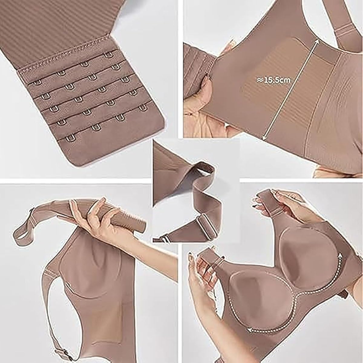 Liftelle™ – 2025 Bügellose Push-up-BH mit maximalem Komfort & verstellbarem Halt | 1+1 GRATIS