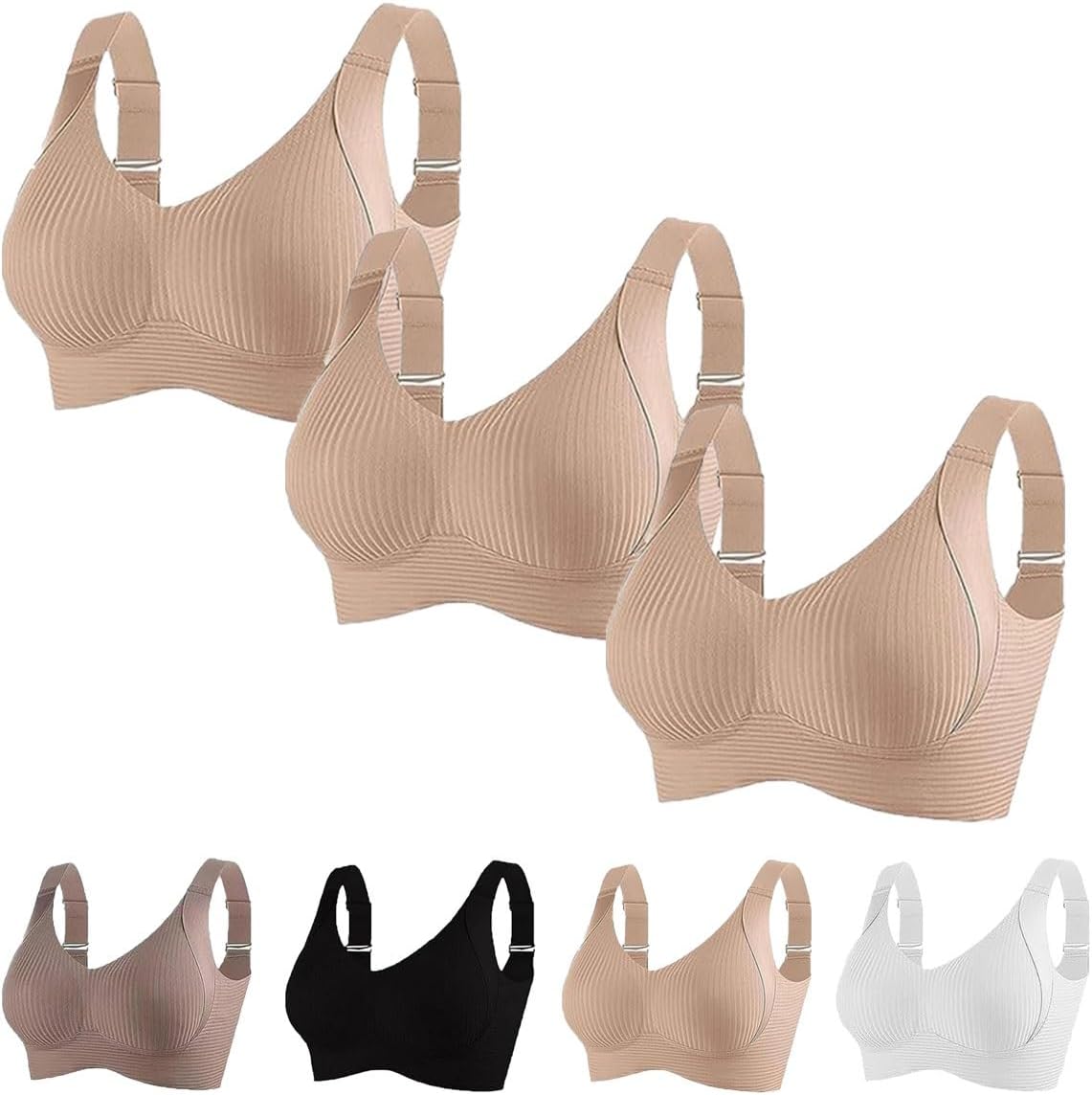 Liftelle™ – 2025 Bügellose Push-up-BH mit maximalem Komfort & verstellbarem Halt | 1+1 GRATIS