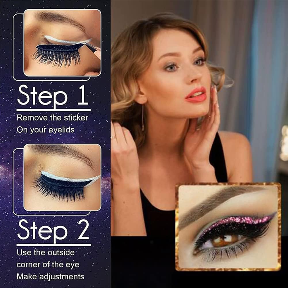 GlamLash™ Eyeliner- & Wimpern-Sticker | 4+4 Paar GRATIS