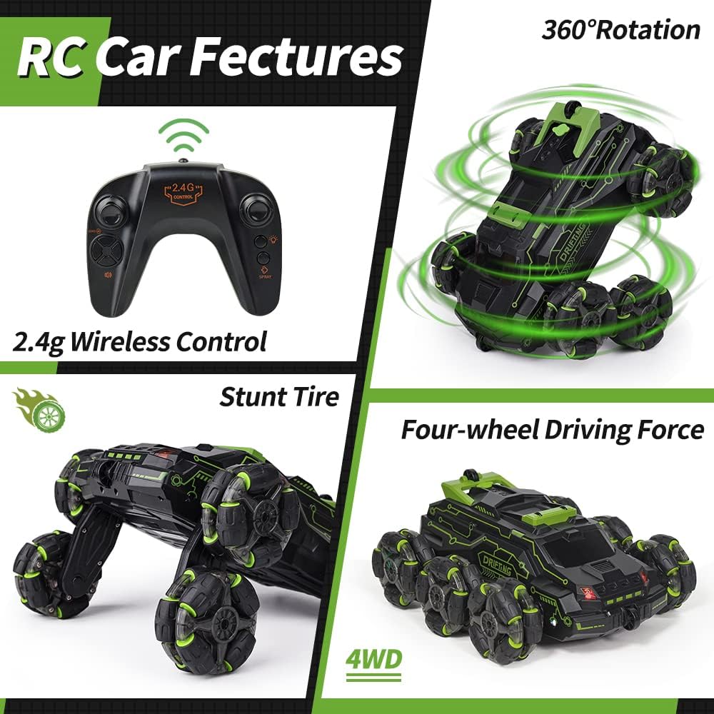 4WD All-Terrain Ferngesteuertes Off-Road Fahrzeug für Kinder & Erwachsene