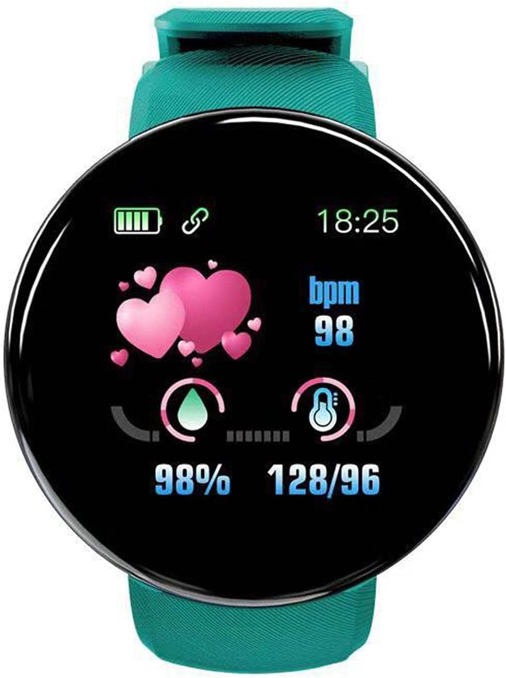 Style best Smartwatch für Frauen und Männer, Fitnessuhr mit Touchscreen