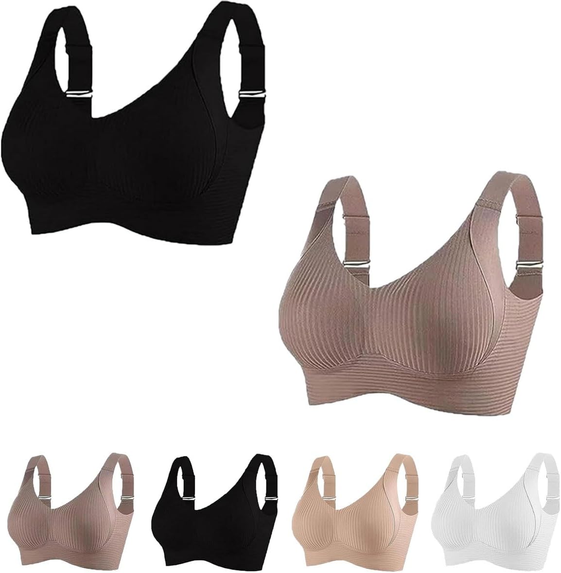 Liftelle™ – 2025 Bügellose Push-up-BH mit maximalem Komfort & verstellbarem Halt | 1+1 GRATIS