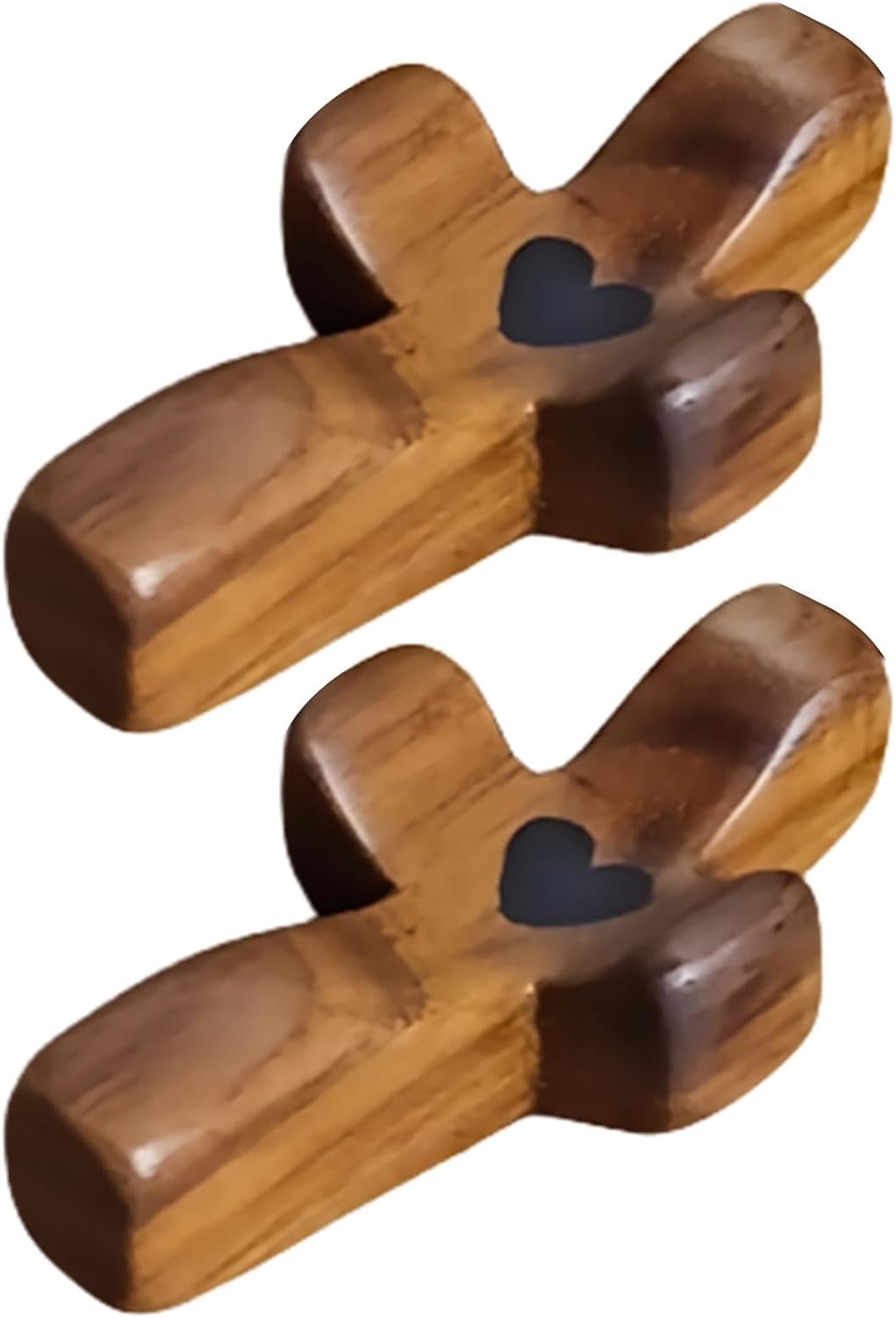 Geschnitzte Holzkreuze, handgefertigte Holzkreuze für die Liebe, zum Halten der Hand, Anti-Stress