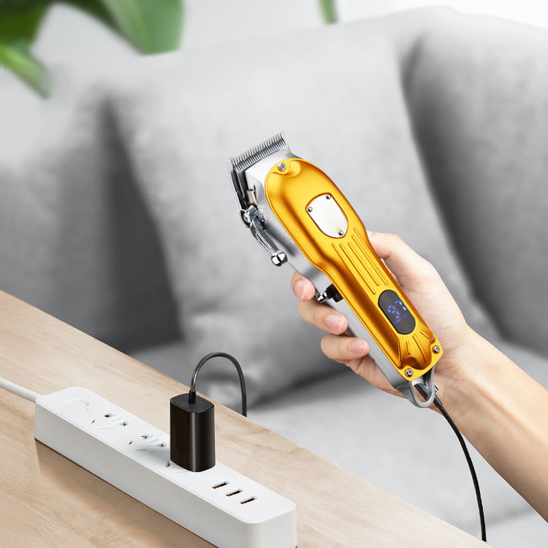 TrimPro™ – Digitale Haarschneidemaschine für Präzision & Power