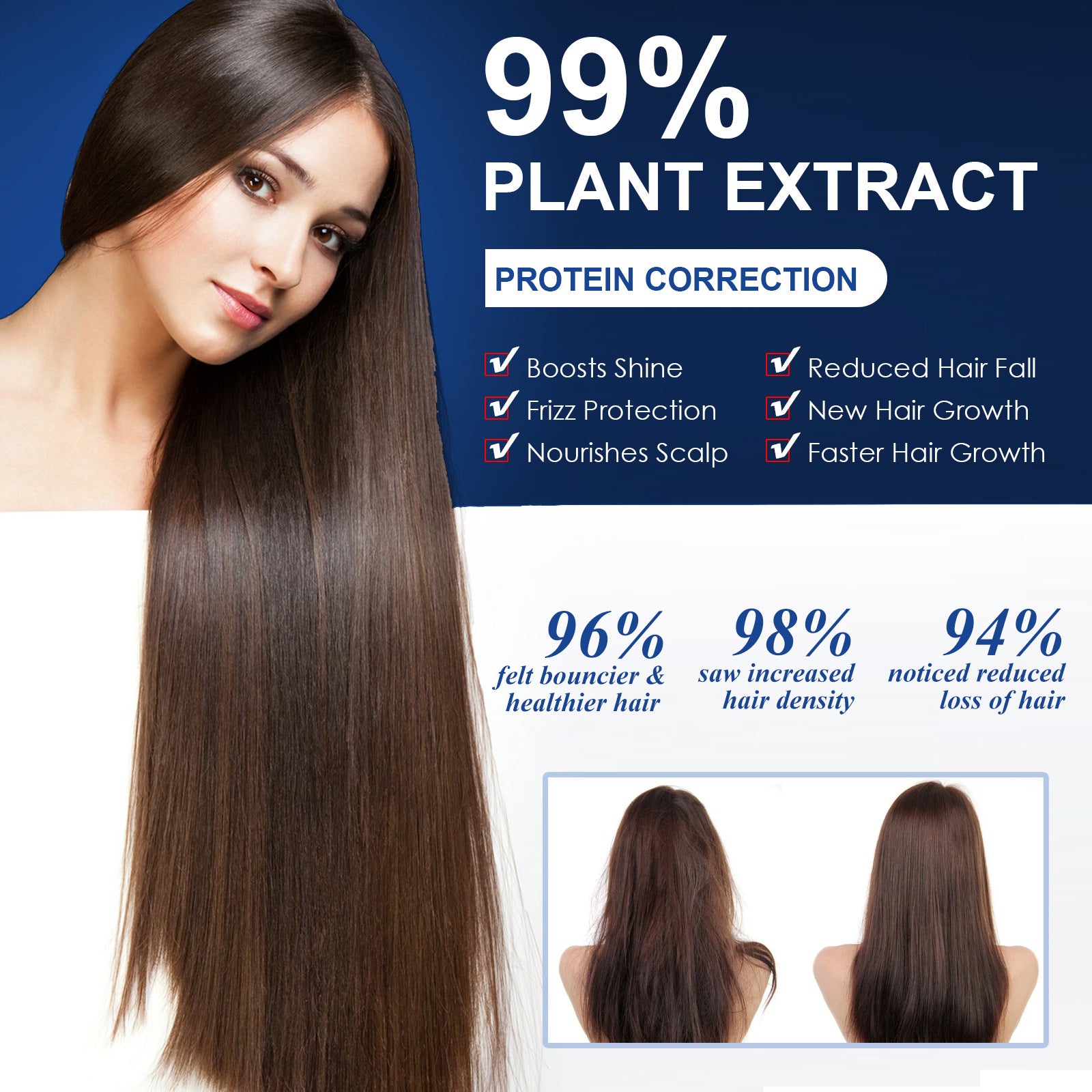 Protein-Glättungsbalsam - Verbessert die Textur und mildert Frizz