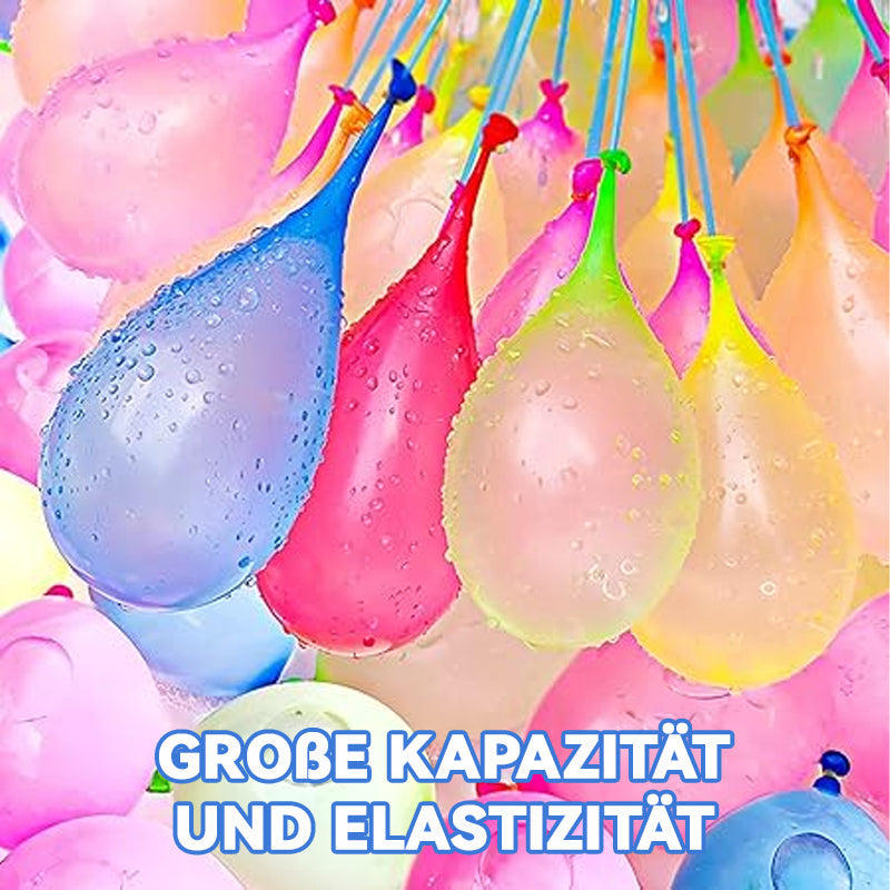 Mehrere schnell befüllbare, selbstdichtende Wasserballons