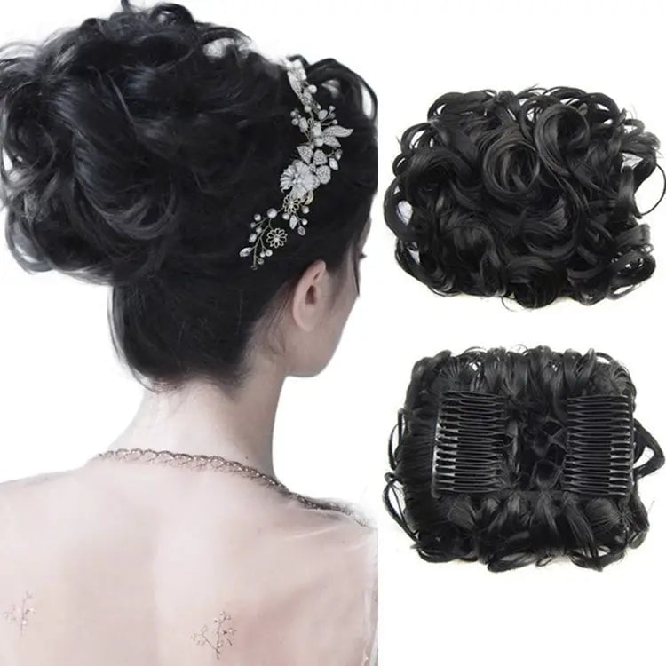 GlamBun™ – Unordentlicher Locken-Dish-Bun | 1+1 GRATIS
