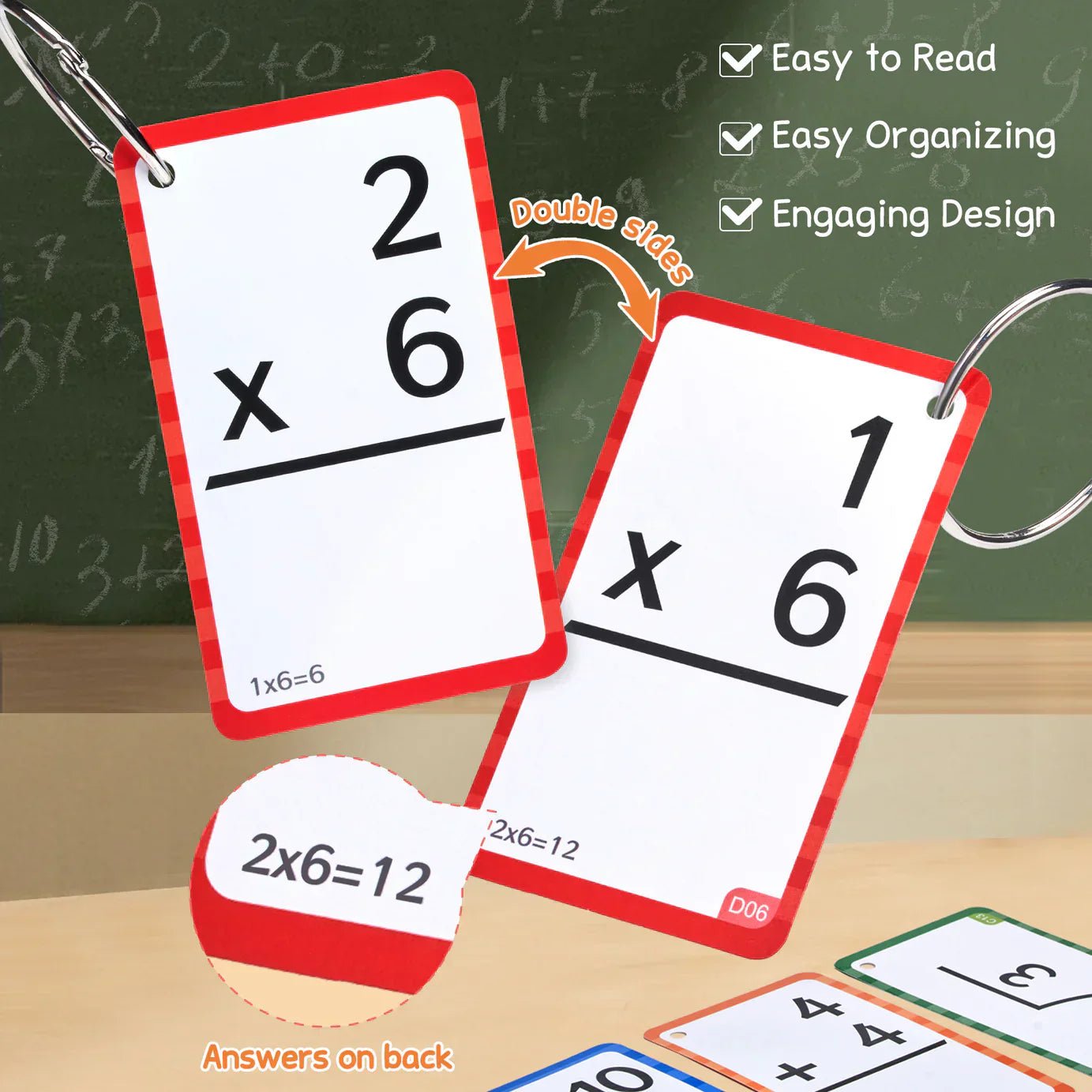 Math Flash Cards und Pop Fidget Chart