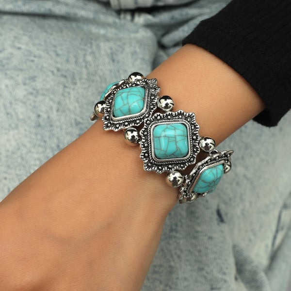 GemAura™ – Handgefertigtes Türkis-Armband | 1+1 GRATIS
