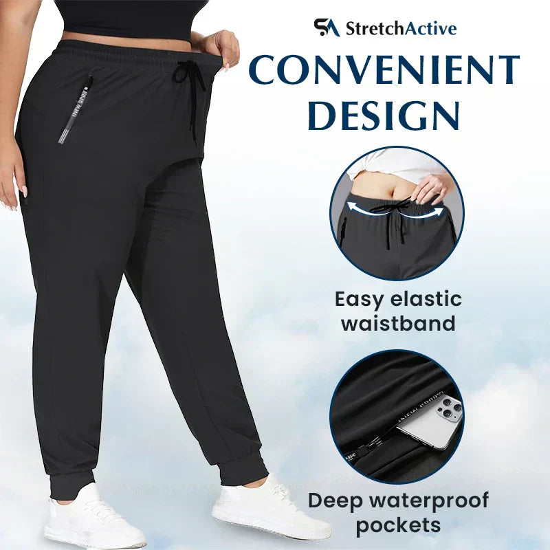 FlexiSilk™ Superelastische Sporthose aus neutralem Ice Silk