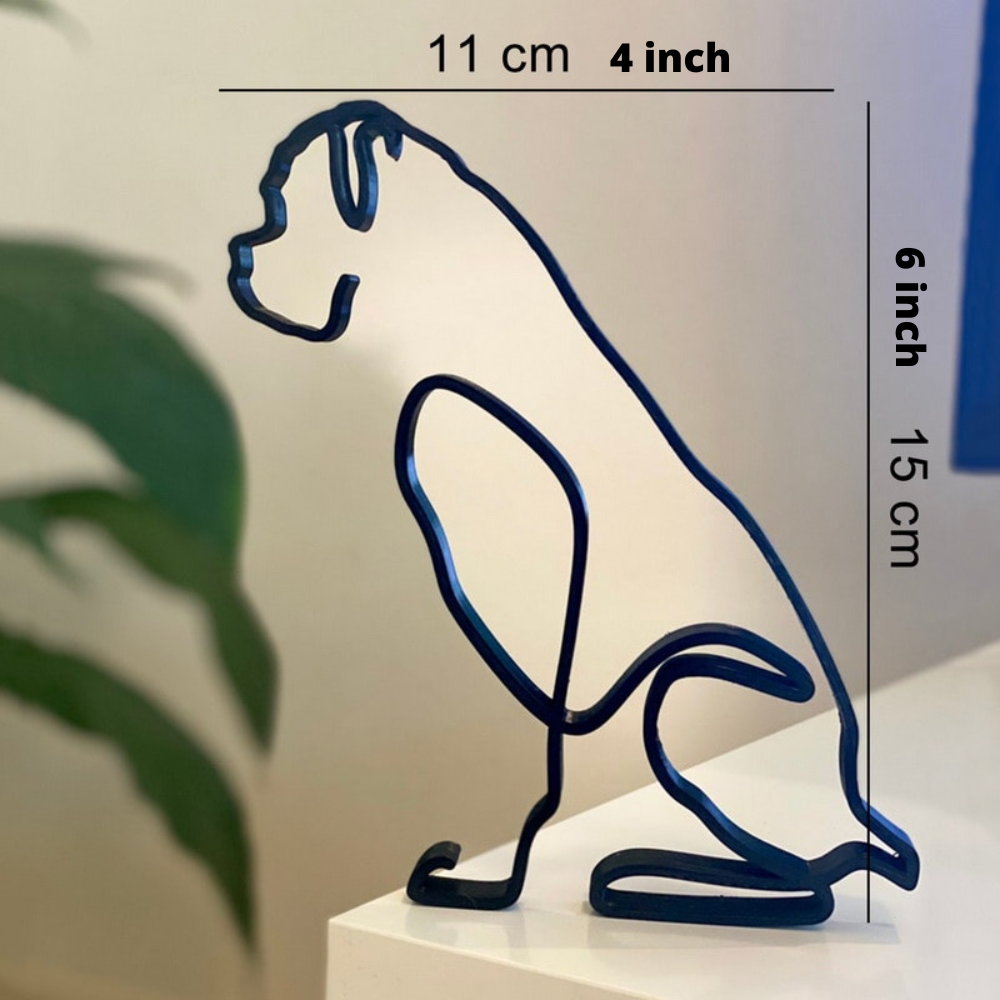 Sandsberg Eisenhund und Katzenskulpturen