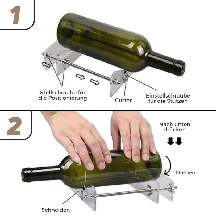 Glasflaschenschneider - DIY Werkzeuge für kreative Handarbeiten
