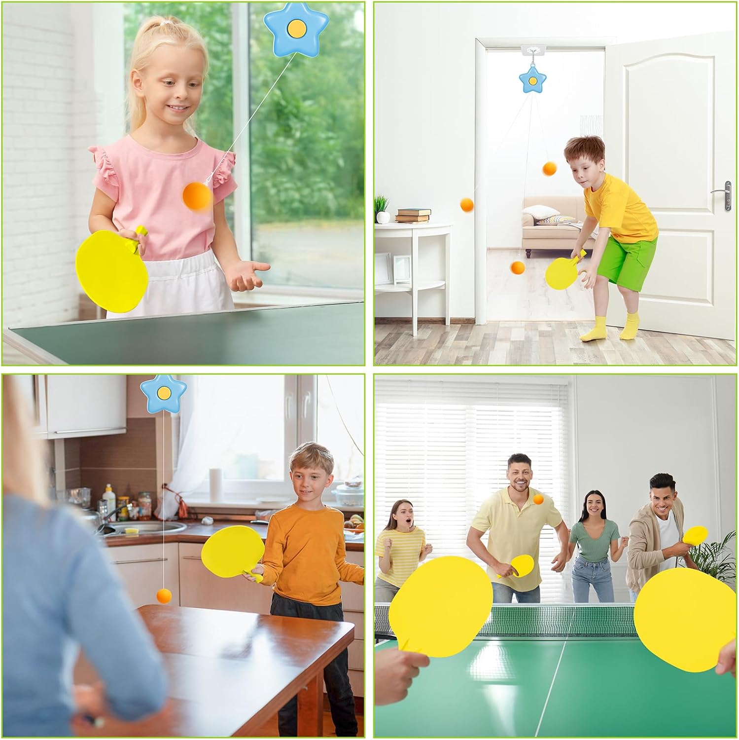 SwingPing – Hängendes Tischtennis-Set | 1+1 GRATIS