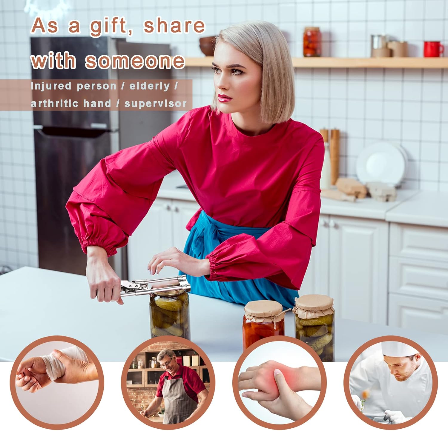 EasyGrip – Der praktische Edelstahl-Glasöffner | 1+1 GRATIS