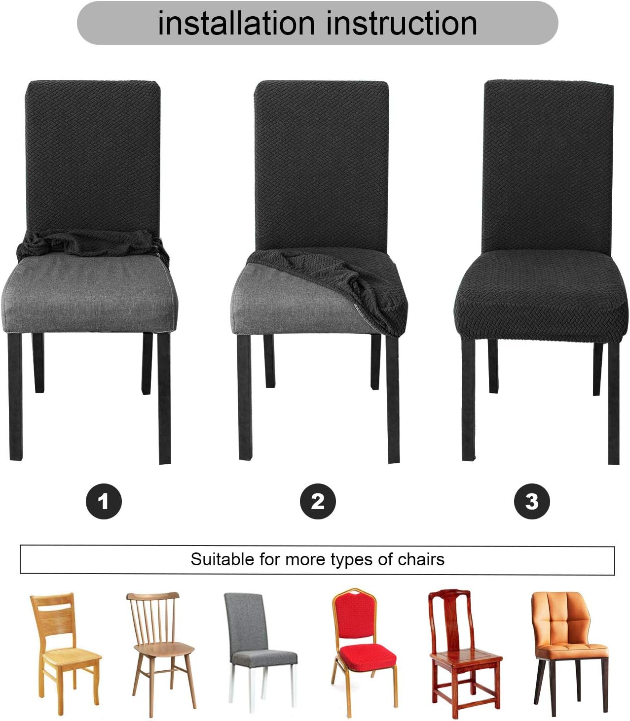Genina™ – Elastische Stuhlhussen | 1+1 GRATIS