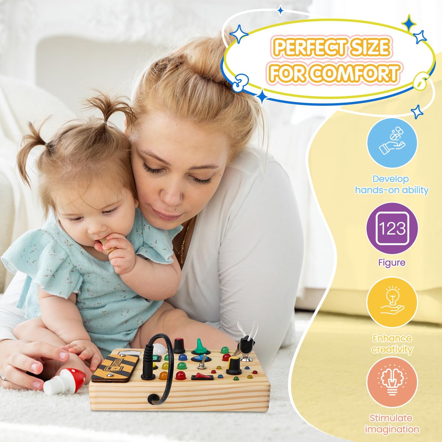 SmartSenses - Montessori-Peuter Prikbord | 50% RABATT