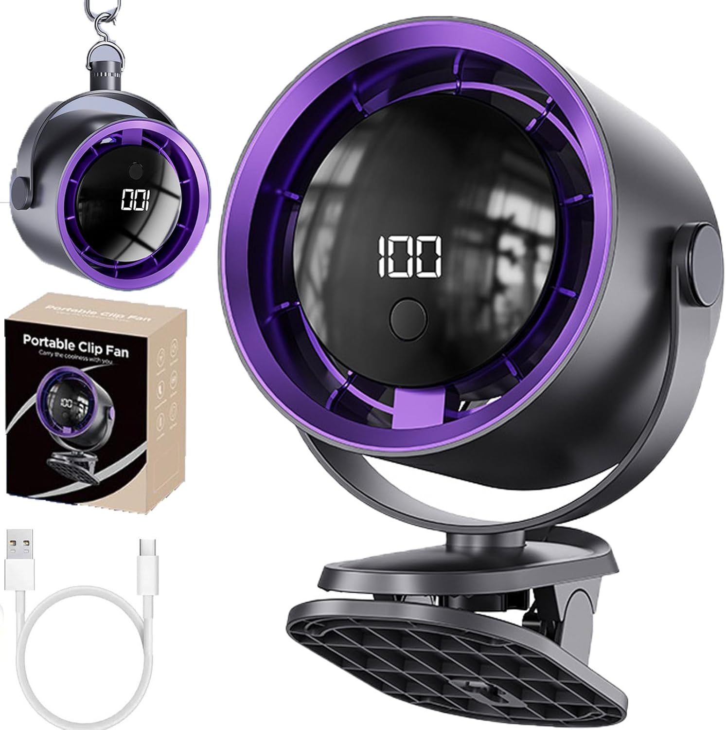 CoolBreeze™ Auto-Ventilator mit Clip | 50% Rabatt