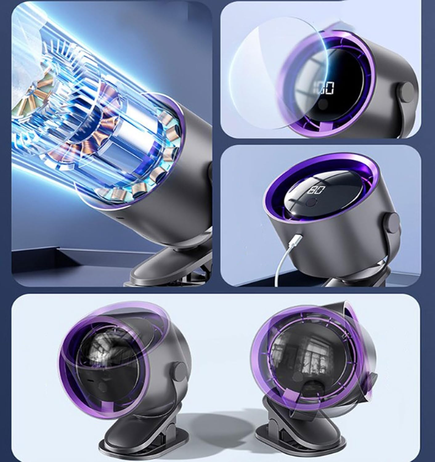 CoolBreeze™ Auto-Ventilator mit Clip | 50% Rabatt