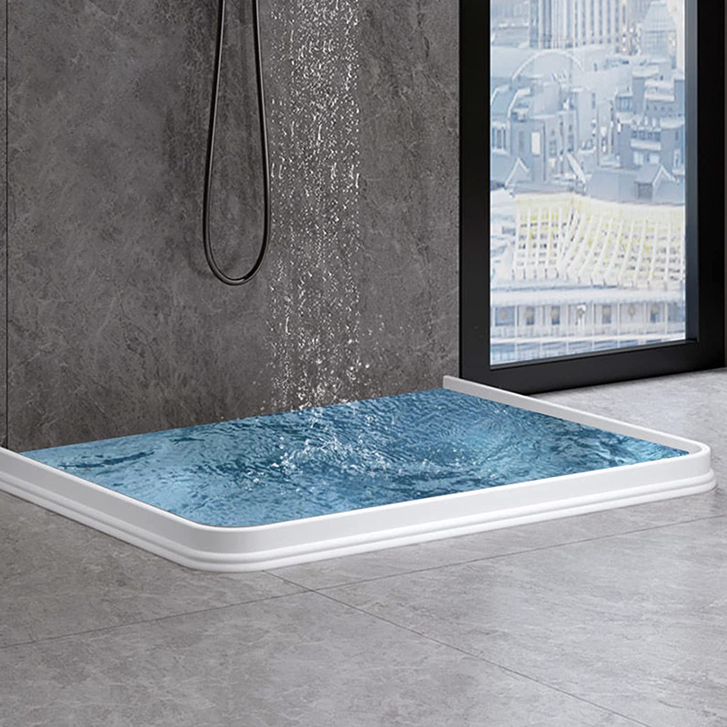 AquaShield™ – Duschbarriere gegen Überschwemmungen im Bad | 50% RABATT