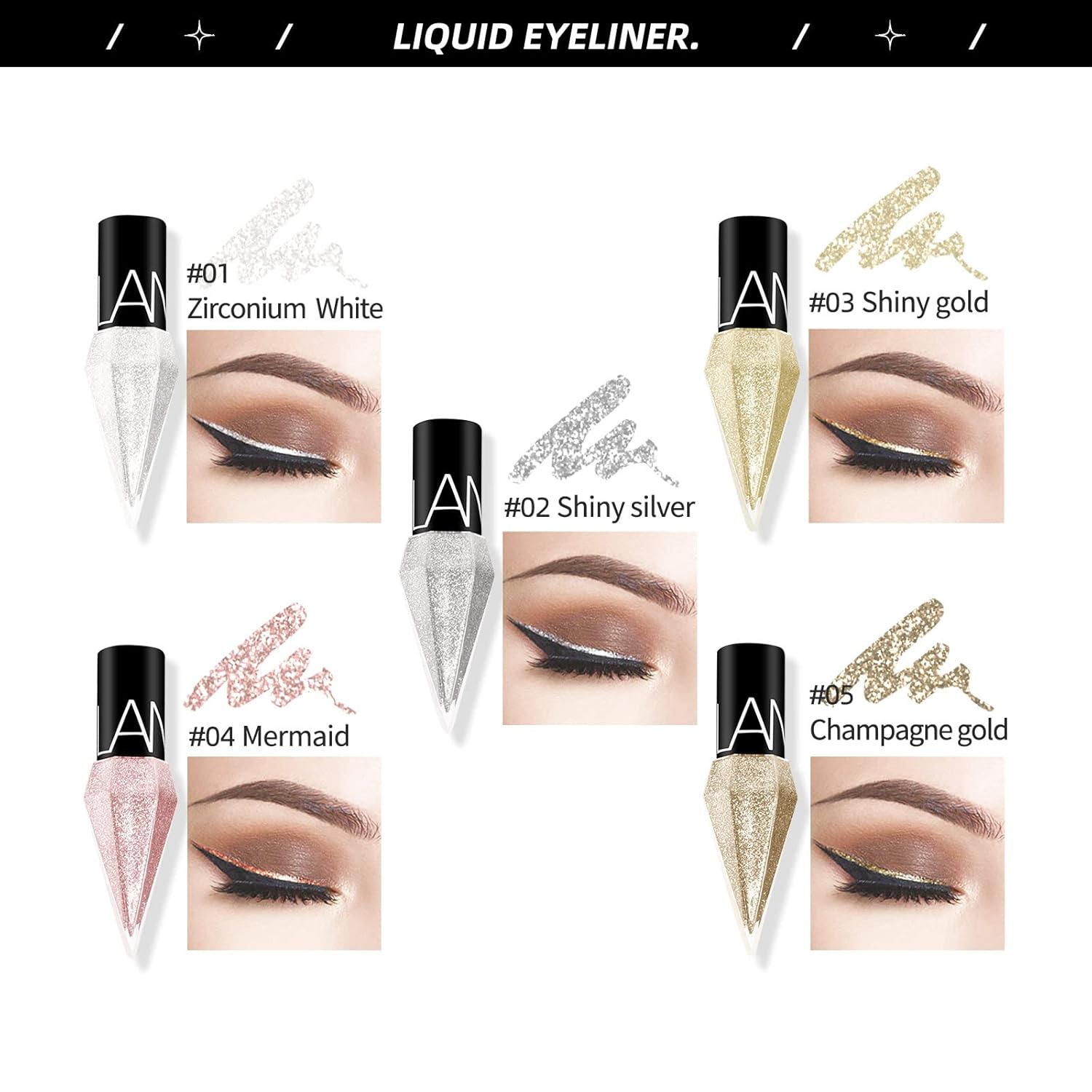 DiamondGlam – Flüssig-Eyeliner | 1+1 GRATIS