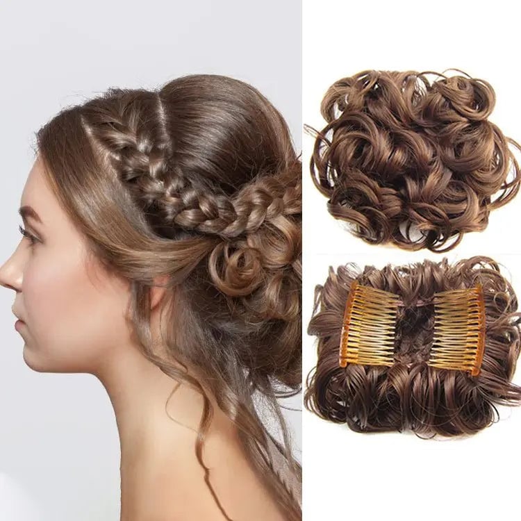 GlamBun™ – Unordentlicher Locken-Dish-Bun | 1+1 GRATIS